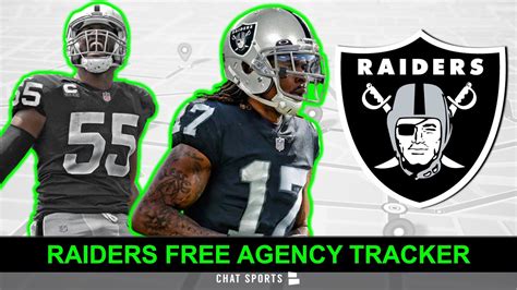 raiders free agent tracker.